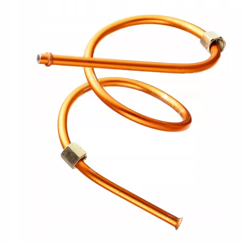 30 cm-es rugalmas kompresszor csatlakozó cső, visszacsapó szelep és a nyomáskapcsoló csatlakoztatására DN6 M10x1,0