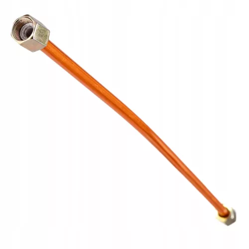 30 cm-es rugalmas kompresszor csatlakozó cső, visszacsapó szelep és a nyomáskapcsoló csatlakoztatására DN6 M10x1,0