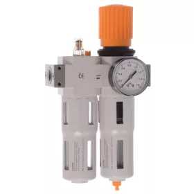   Komplett levegő előkészítő blokk - szűrő, vízleválasztó, olajozó 1/2" Technic yYQFC4010-04  40 mikron