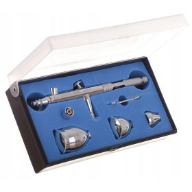   Professzionális airbrush készlet 0.5 mm-es fúvókával, 3 tartállyal (2cm3, 5cm3, 13cm3) Fengda BD-183