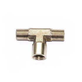   Elosztócső 2* 1/8" külső menet x 1* 1/8" belső menet, 40 mm hossz, pneumatikai és hidraulikai felhasználásra