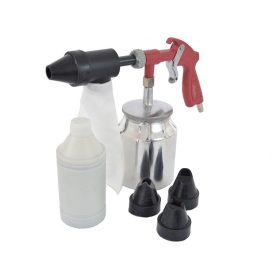   Homokfúvó pisztoly csíszolóanyag visszanyerővel Auarita PS-11 + 0,7 kg ajándék korund