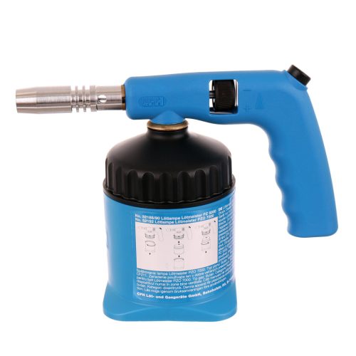 Lágyforrasztó pisztoly, forrasztólámpa piezo gyújtással 1 db gázpatronnal CFH PZ5000 52190 