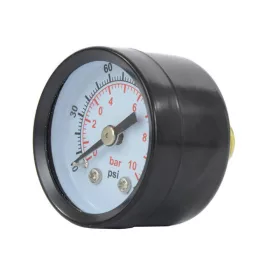   TC Technic Y40-1 fémházas pneumatikus manométer (nyomásmérő, 40 mm, 1/8" menet, 0-10 bar)