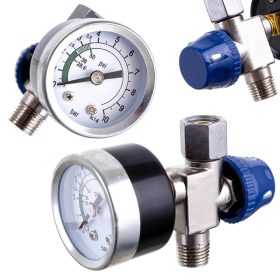   Szűkítő, reduktor manométerrel szórópisztolyokhoz Auarita MR-2 festékpisztolyhoz