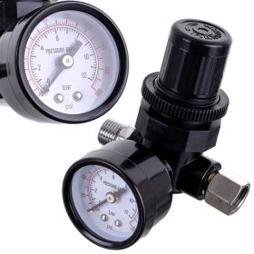   Membrános reduktor manométerrel szórópisztolyokhoz TC Technic YQ-02 1/4"