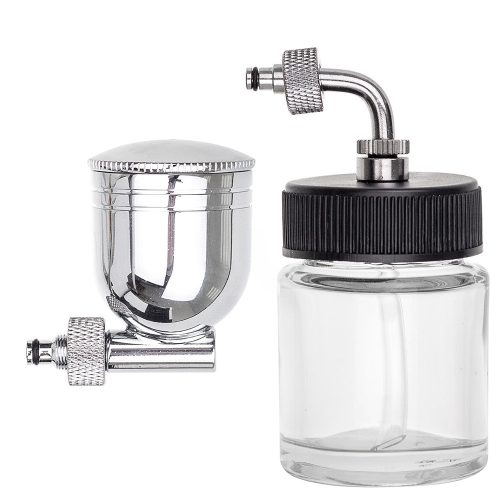 Professzionális oldalsó tartályos airbrush festékszóró készlet vízleválasztó szűrővel Technic HS-34KF