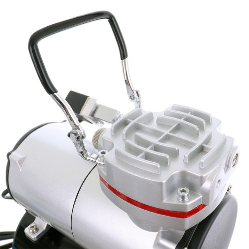 Professzionális airbrush kompresszor 3 literes tartállyal, szűrővel és nyomásmérővel (6 bar) Fengda AS-189