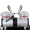 Nagynyomású kétdugattús airbrush kompresszor 40 l/perc TC Technic AS-196