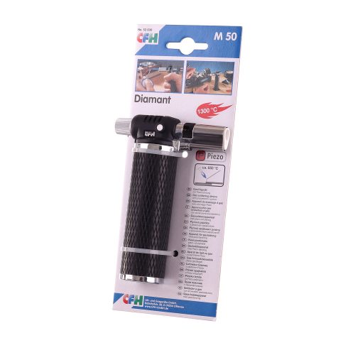 Gázforrasztópáka piezo gyújtással CFH Germany DIAMANT M50 52030  1300 °C