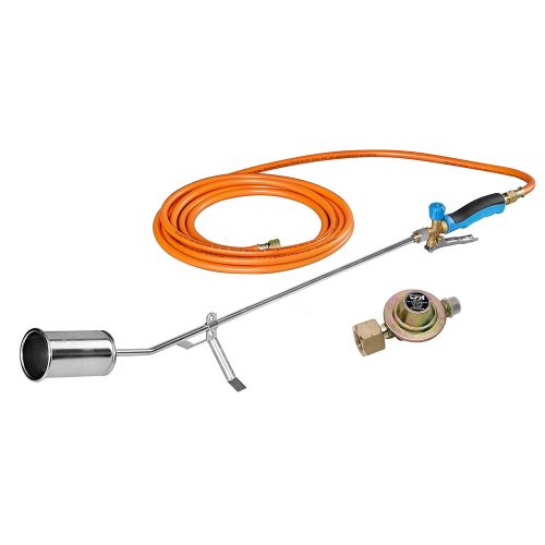 Leégető készülék (tetőfedő égőfej) + 5 M gáztömlő + nyomásszabályzó CFH 52084