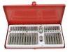 Bitkészlet fém dobozban - hatlapú bitek, torx, spline (41 db) TC Technic LT-A1127-1