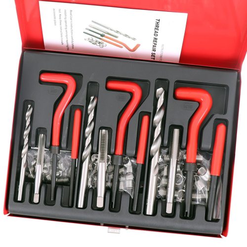 Menetjavító készlet menetfúrókkal fém kofferben M6-M10 (88 db-os) TC Technic SK2019