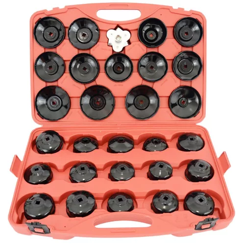 Dugókulcsok készlete olajszűrők le- és felszereléséhez (30 darabos)  TC Technic SK1710