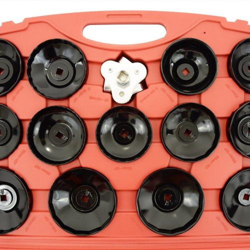 Dugókulcsok készlete olajszűrők le- és felszereléséhez (30 darabos)  TC Technic SK1710