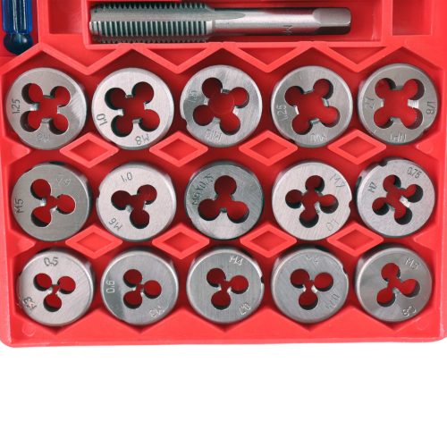Menetvágók, menetfúrók, menetmetszők, kalibrátorok, 40 darabos készlet - TC Technic SK1894