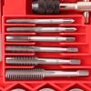 Menetvágók, menetfúrók, menetmetszők, kalibrátorok, 40 darabos készlet - TC Technic SK1894