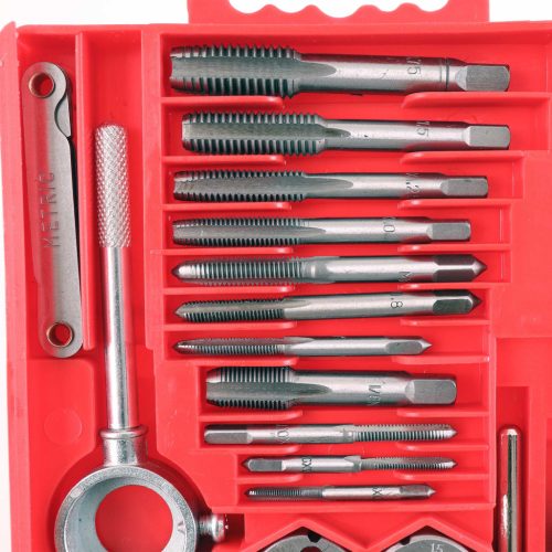 Menetvágók, menetfúrók, menetmetszők, kalibrátorok, 40 darabos készlet - TC Technic SK1894