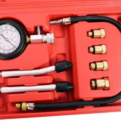 Kompressziós nyomásmérő készlet - Benzinbefecskendezés TC Technic SK2140