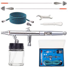   Kettős hatású airbrush festékszóró 3 fúvókával, tömlővel Fengda BD-182K (0.3, 0.5, 0.8 mm)