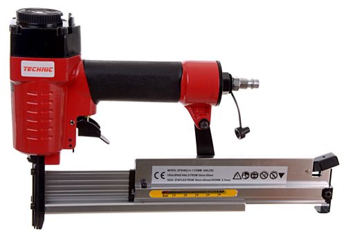 2 az 1-ben pneumatikus szegező és tűzőgép műanyag kofferben (15-50mm) Technic Ns-5040b