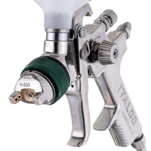 Professzionális fémházas festékpisztoly 1,8 mm-es fúvókával Italco H-600 HVLP