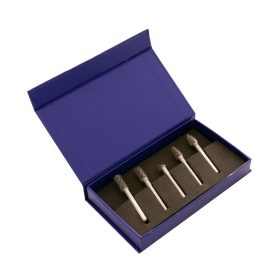   Prémium vídia szármaró készlet fém megmunkáláshoz 6 mm-es szárral (5 darabos) - TC Technic SK2711