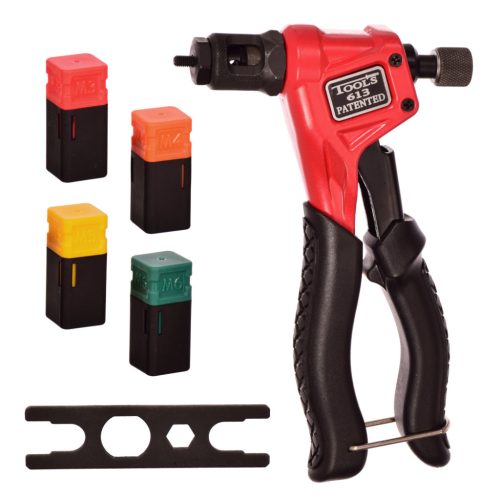 Kézi szegecselőpisztoly vakszegecsanyákhoz M3 M4 M5 M6   TC Technic BT-613-CB