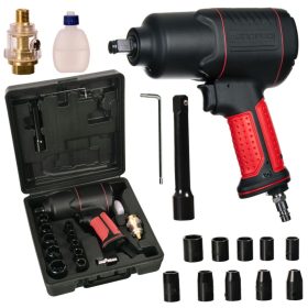   Kompozit pneumatikus ütvecsavarozó, kerékkulcs kofferben  1/2" Aeropro AP17808 (1200 Nm)