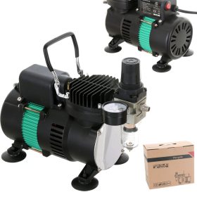   Hatékony airbrush kompresszor dupla ventilátorral AS-320 FENGDA