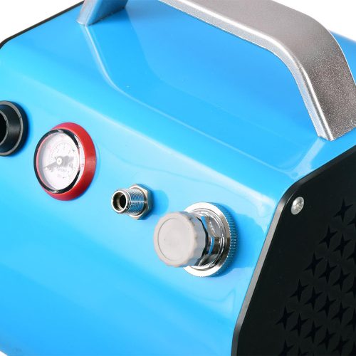 Airbrush kompresszor nyomásmérővel, tömlővel és szűrővel  Fengda AS-177A