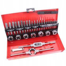   32 részes menetmetsző és menetfúró készlet M3-M12, fém tokkal TC Technic LT-V32