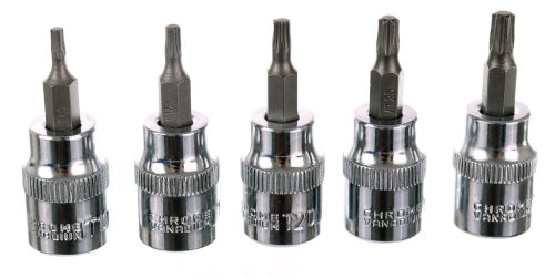 Torx bitek és dugókulcsok készlete műanyag kofferben (30 darabos) TC Technic JC1533