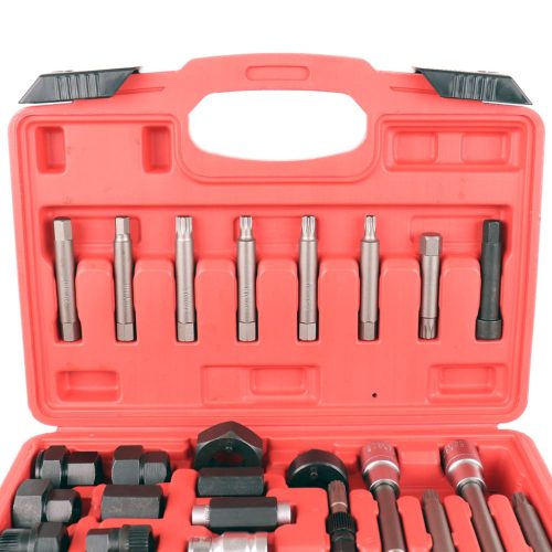 Generátor kulcsok készlete műanyag kofferben (30 darabos) Audi BMW Ford járművekhez TC Technic 