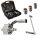 Áttételes kerékanyakulcs 3 adapterrel műanyag kofferben 1x16 1/2"  TC Technic SK1765