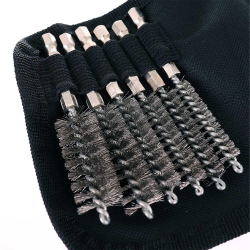 Kefe készlet izzítógyertya és injektor aljzatok tisztításához (20 darabos) TC Technic SK2647