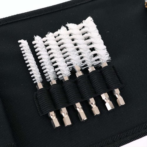 Kefe készlet izzítógyertya és injektor aljzatok tisztításához (20 darabos) TC Technic SK2647