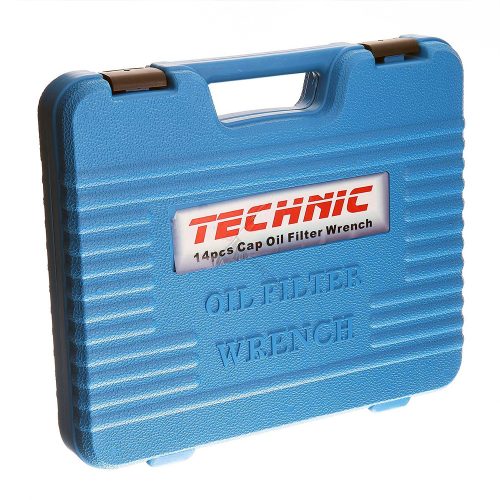 Dugókulcs készlet olajszűrőkhöz le- és felszereléshez (14 darabos) TC Technic A1075