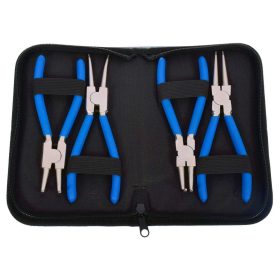   Külső és Belső seeger fogó készlet szövet tokban (4 darabos) 150mm TC Technic JC1020-150 