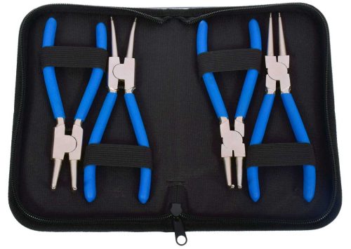 Külső és Belső seeger fogó készlet szövet tokban (4 darabos) 150mm TC Technic JC1020-150 