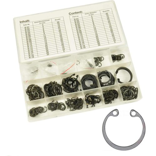 Belső seeger gyűrű készlet műanyag tokban (300 darabos) TC Technic SK2406