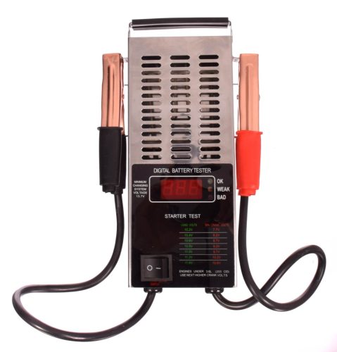 Autó akkumulátor teszter digitális kijelzővel (ellenállásmérő) 12V 150-1400 Ah   TC Technic SK2165