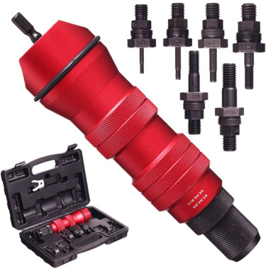 Szegecsanya csavarhúzó adapter műanyag kofferben TC Technic