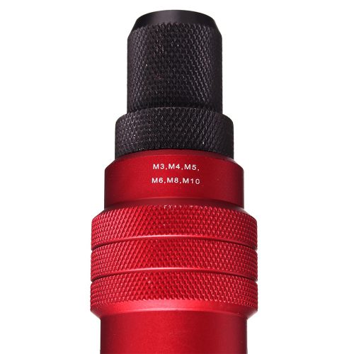 Szegecsanya csavarhúzó adapter műanyag kofferben TC Technic