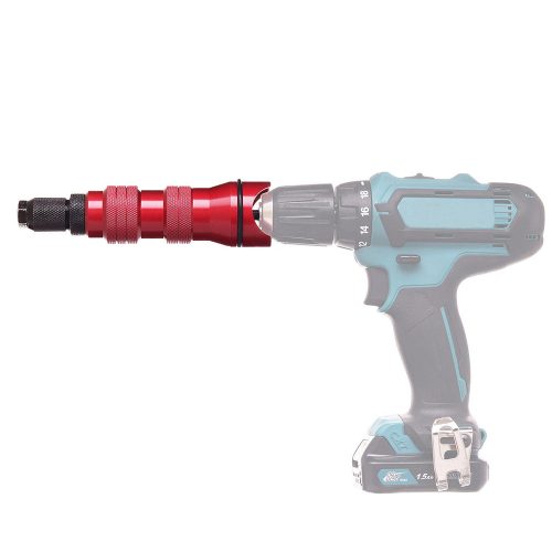 Szegecsanya csavarhúzó adapter műanyag kofferben TC Technic