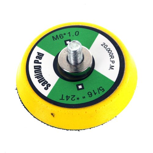 Tépőzáras tárcsa pneumatikus csíszolókhoz disc  50 mm-es átmérővel, 6 mm-es szárral - TC Technic SP-09