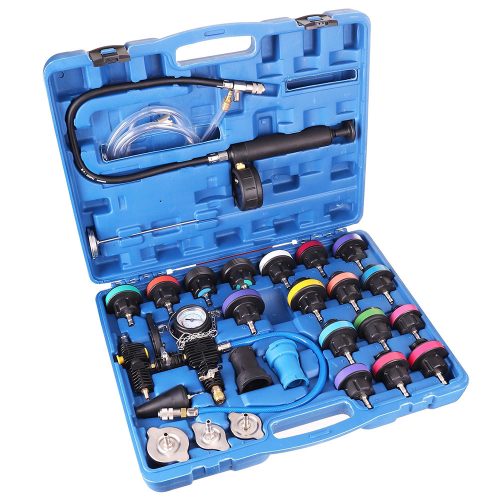 Hűtőrendszer szivárgásmérő, radiátor teszter (28 darabos) TC Technic DN-G1029