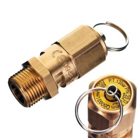   Biztonsági szelep kompresszorhoz 3/8" menetes csatlakozással 12 Bar   Air Tek