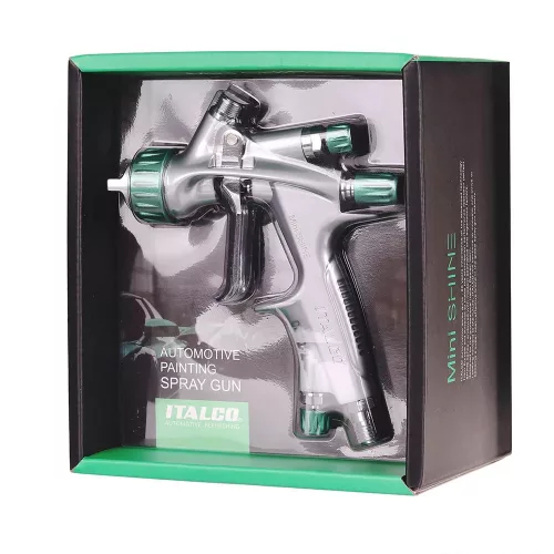 Professzionális mini festékpisztoly Italco Mini Shine HVLP 1,2 mm (Csomagolás nélküli)