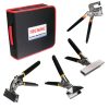 Bádogos fogó készlet nemezelő szerszámmal szövet tokban TC Technic H-1076